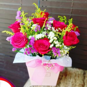 (A9) Blossom Box - Red Rose