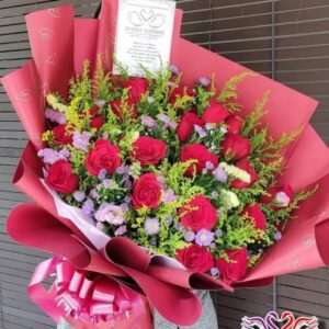 (A5) 20 Stalks Rose Bouquet