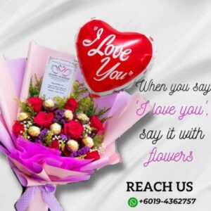 (A2) ROSE AND FERRERO BOUQUET