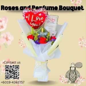 (A15) Roses And Perfume Bouquet